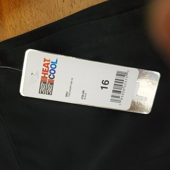 32 Degrees Cool Womens Black Stretch Trousers Size 16 - Picture 3 of 9